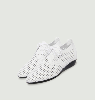Openwork leather derbies Onymhi