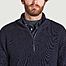 matière Châteaulin trucker collar wool sweater - Armor Lux
