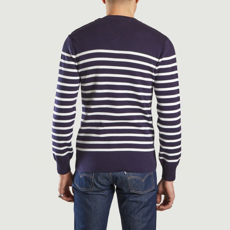 Groix striped navy sweater - Armor Lux