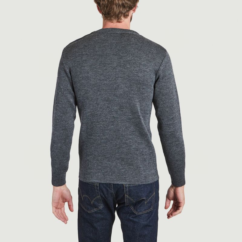 Fouesnant plain sailor sweater in wool - Armor Lux