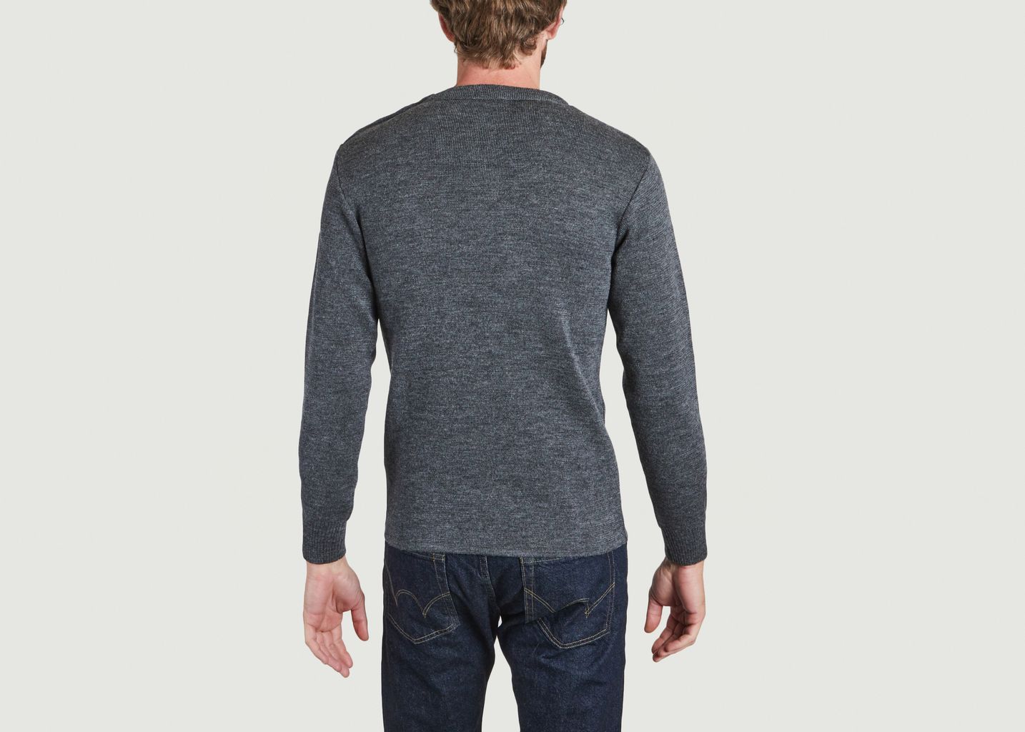 Fouesnant plain sailor sweater in wool - Armor Lux