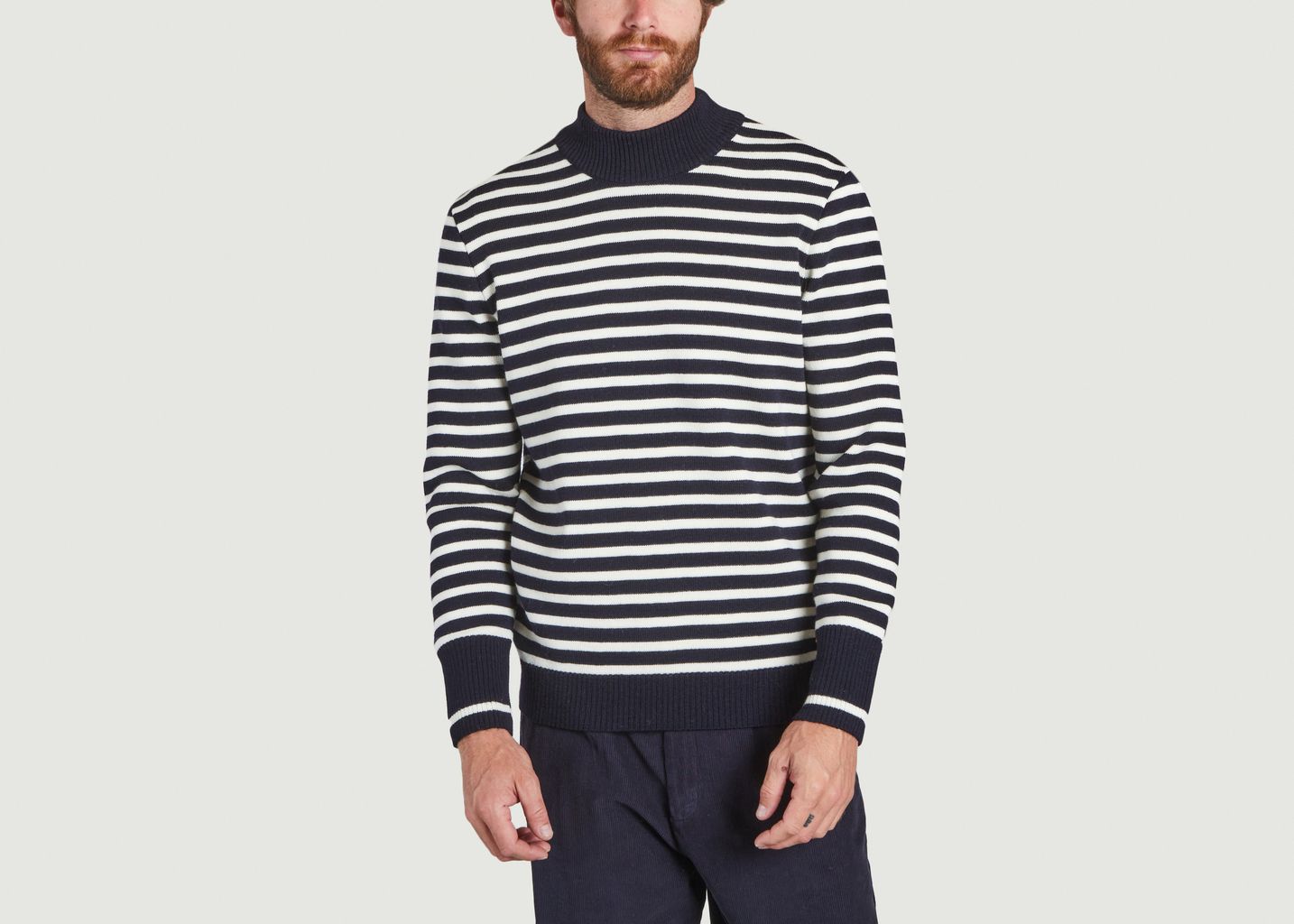rdc Heritage wool sweater Navy Blue Armor Lux | L’Exception