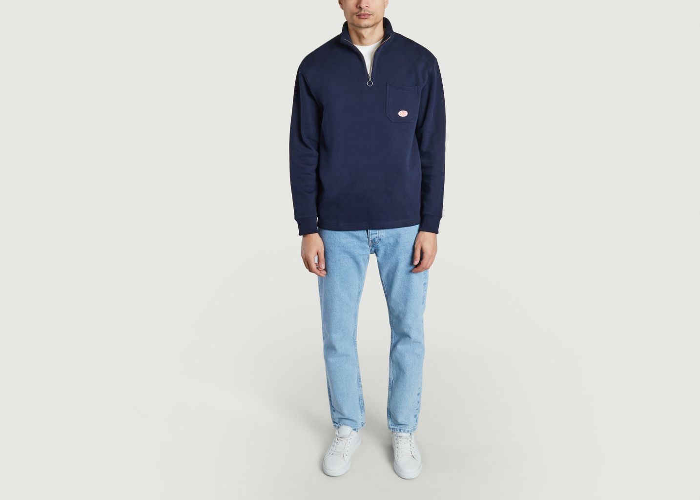 armor lux trucker sweatshirt