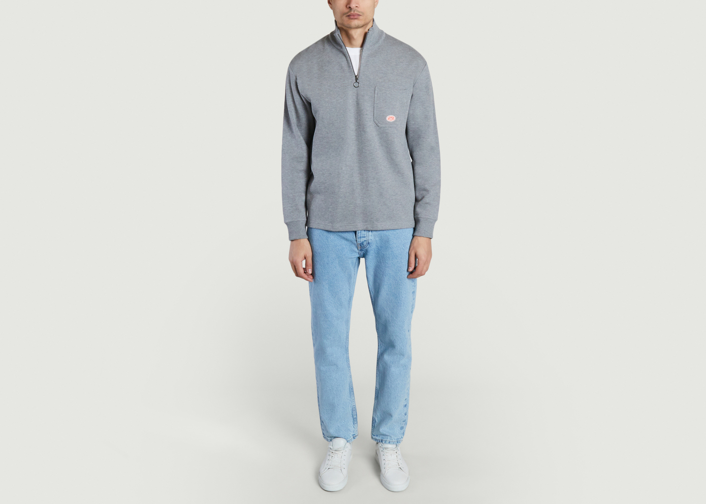 Heritage Trucker Sweatshirt Grau Armor Lux L Exception