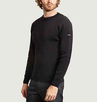 Fouesnant plain marine sweater
