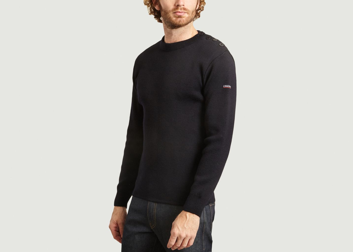Fouesnant plain marine sweater - Armor Lux