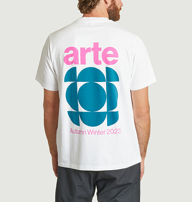  T-Shirt mit Circle Back Print
