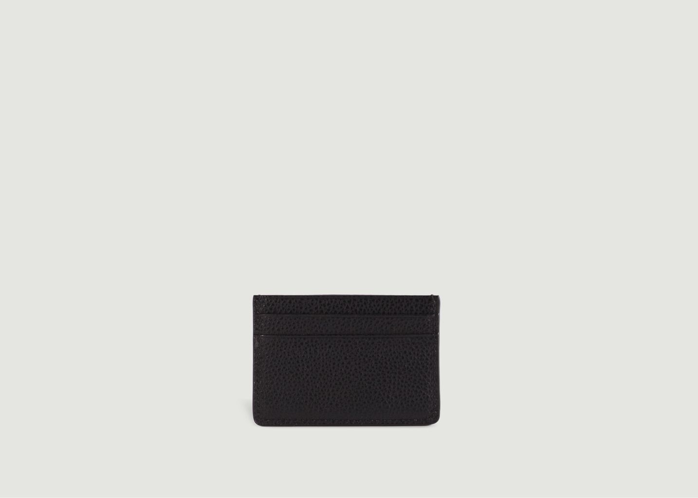 Bouloi cardholder in grained leather - Ateliers Auguste
