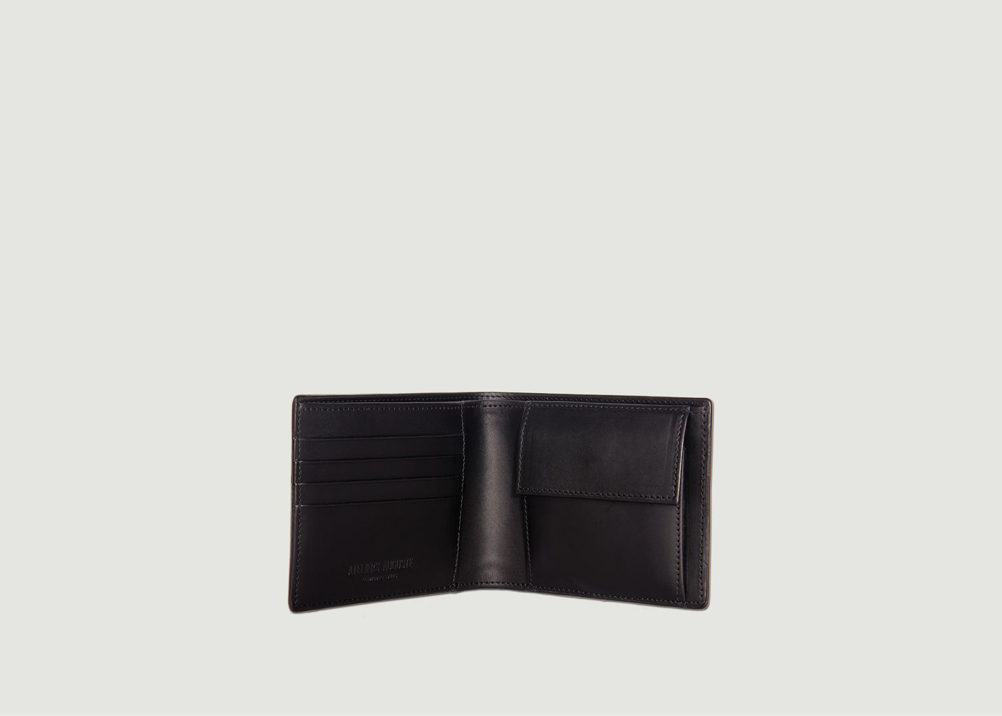 Richelieu wallet in smooth leather - Ateliers Auguste