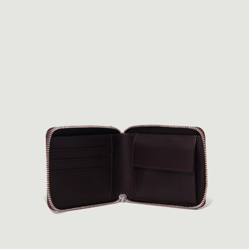 Montesquieu smooth leather wallet - Ateliers Auguste