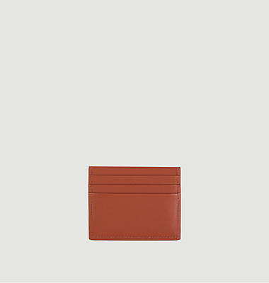 Porte cartes Grand Bouloi cuir lisse