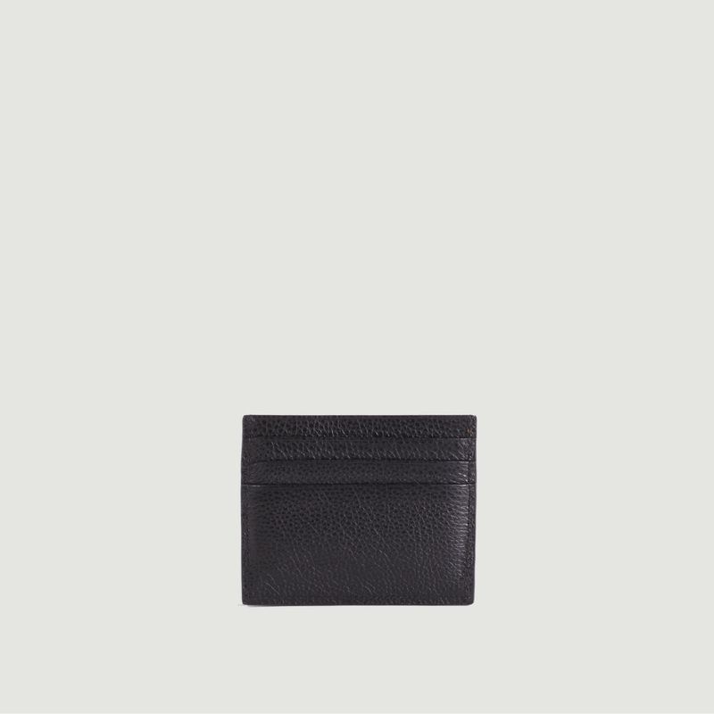 Grand Bouloi grained leather card case - Ateliers Auguste