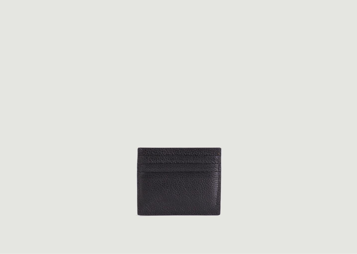 Grand Bouloi grained leather card case - Ateliers Auguste