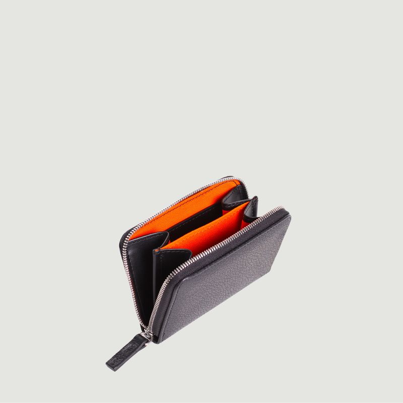 Cambon wallet in grained leather - Ateliers Auguste