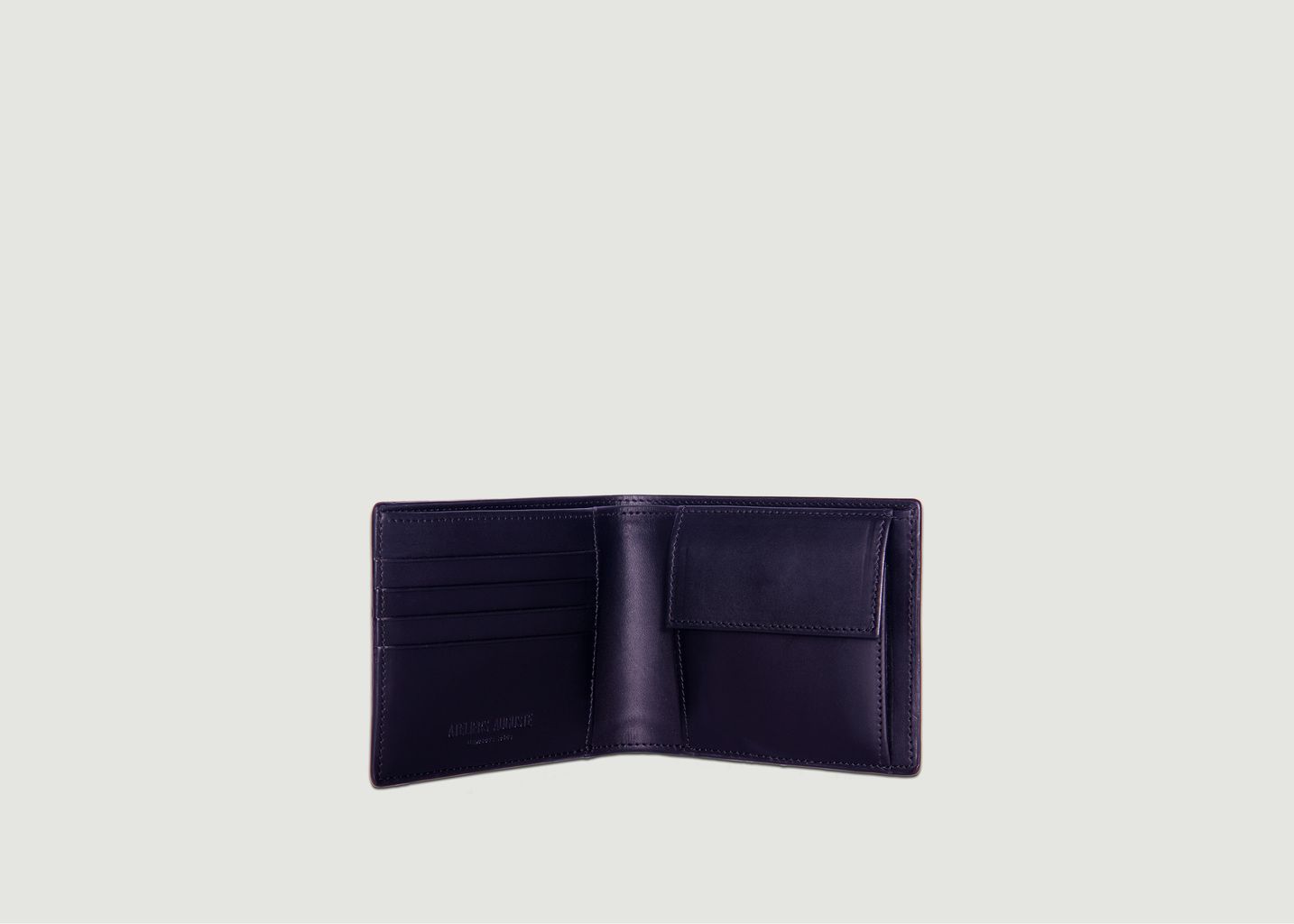 Richelieu wallet in smooth leather - Ateliers Auguste