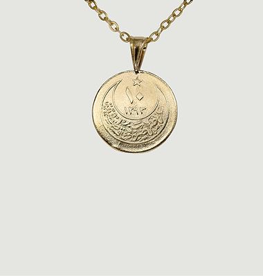 Ottoman moon necklace.