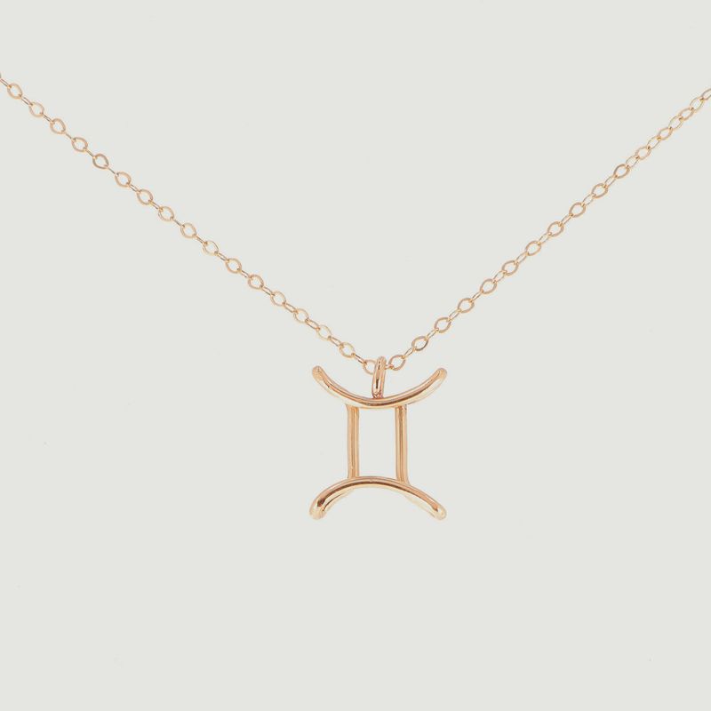 Astro Gémeaux chain necklace with pendant - Atelier Paulin
