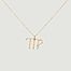 Astro Vierge chain necklace with pendant - Atelier Paulin