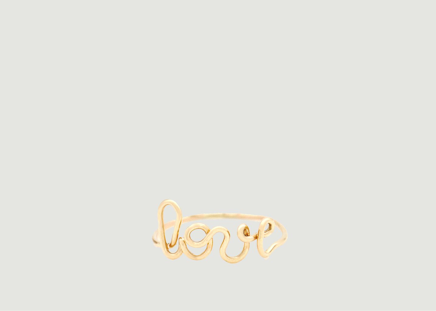 Fancy lettering ring Love - Atelier Paulin