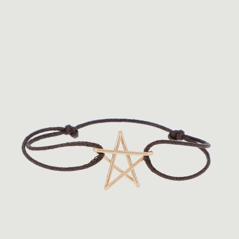 Bracelet cordon étoile Big 5 x Jean Cocteau - Atelier Paulin