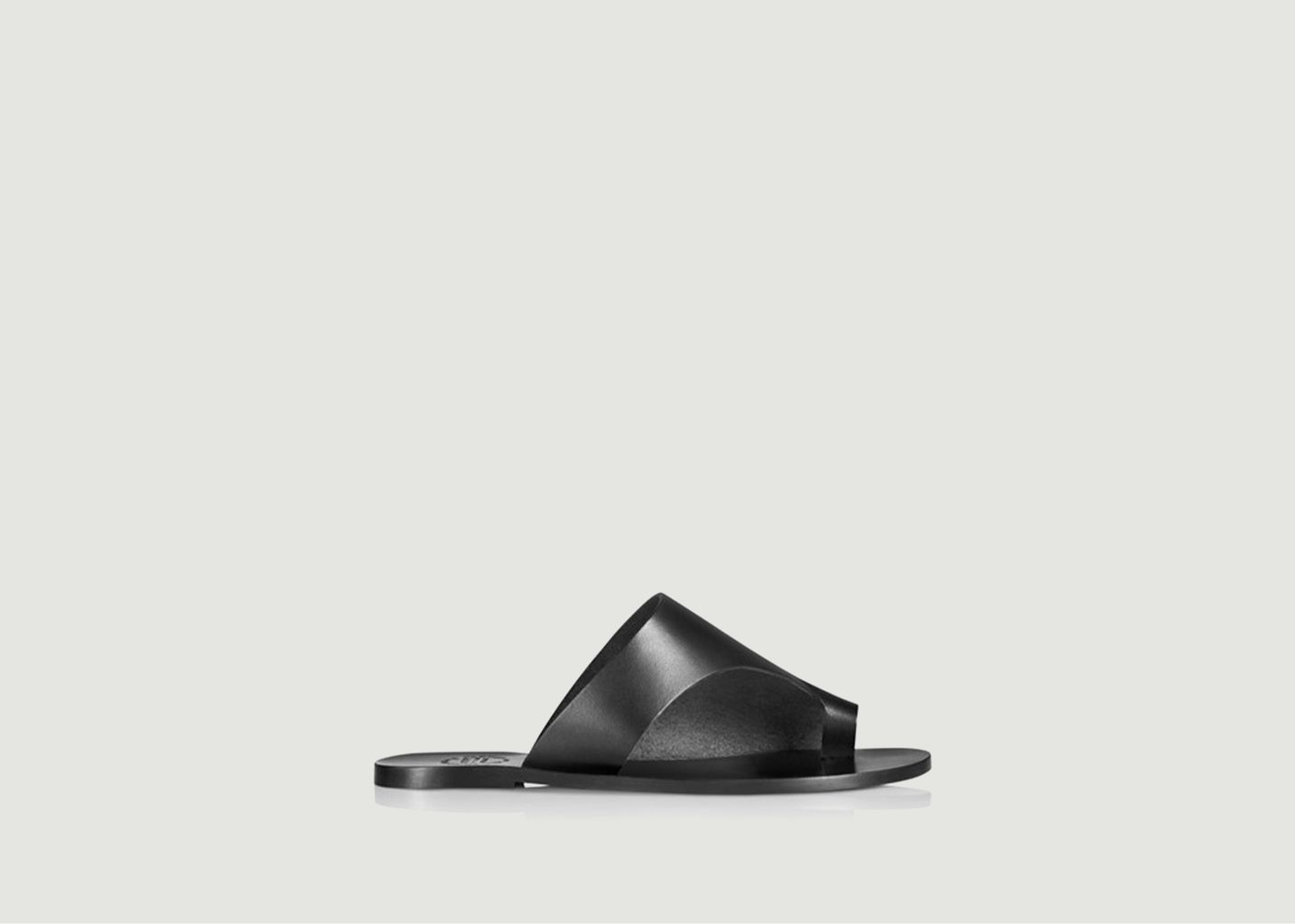 Flat leather sandals with cut-out Rosa - ATP Atelier