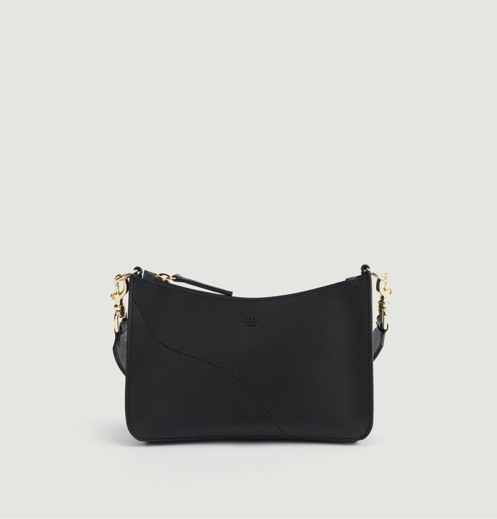 Caselle Black Leather Shoulder bag – ATP Atelier