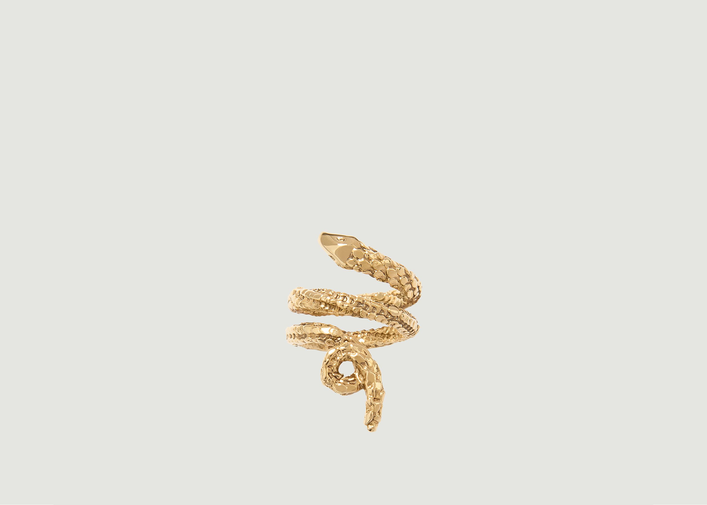 Tao gold plated snake ring - Aurélie Bidermann