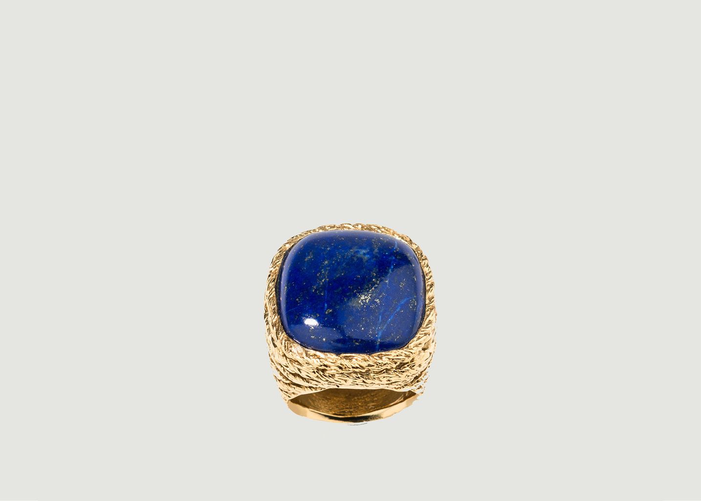 Miki Lapis Lazuli gold plated ring - Aurélie Bidermann