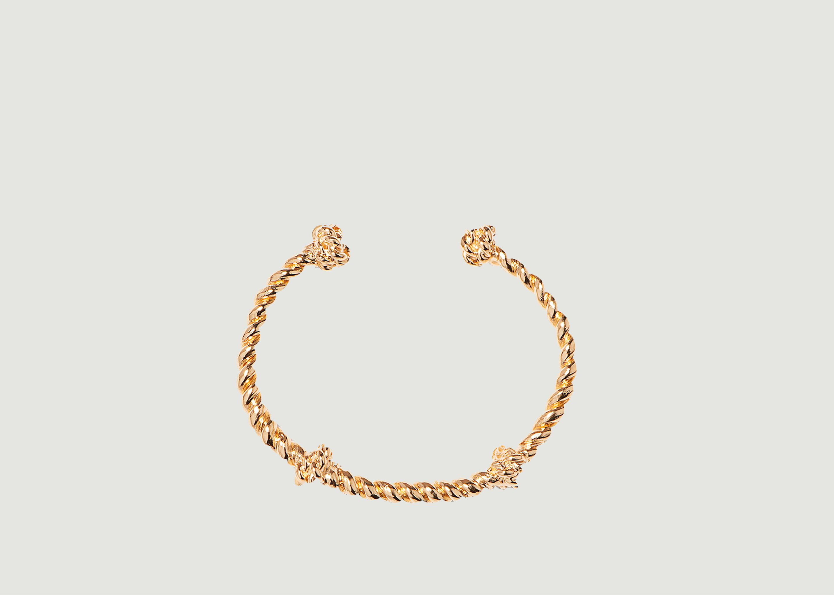 Palazzo gold plated bangle bracelet - Aurélie Bidermann