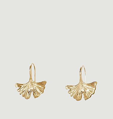 Tangerine gold plated dangling earrings
