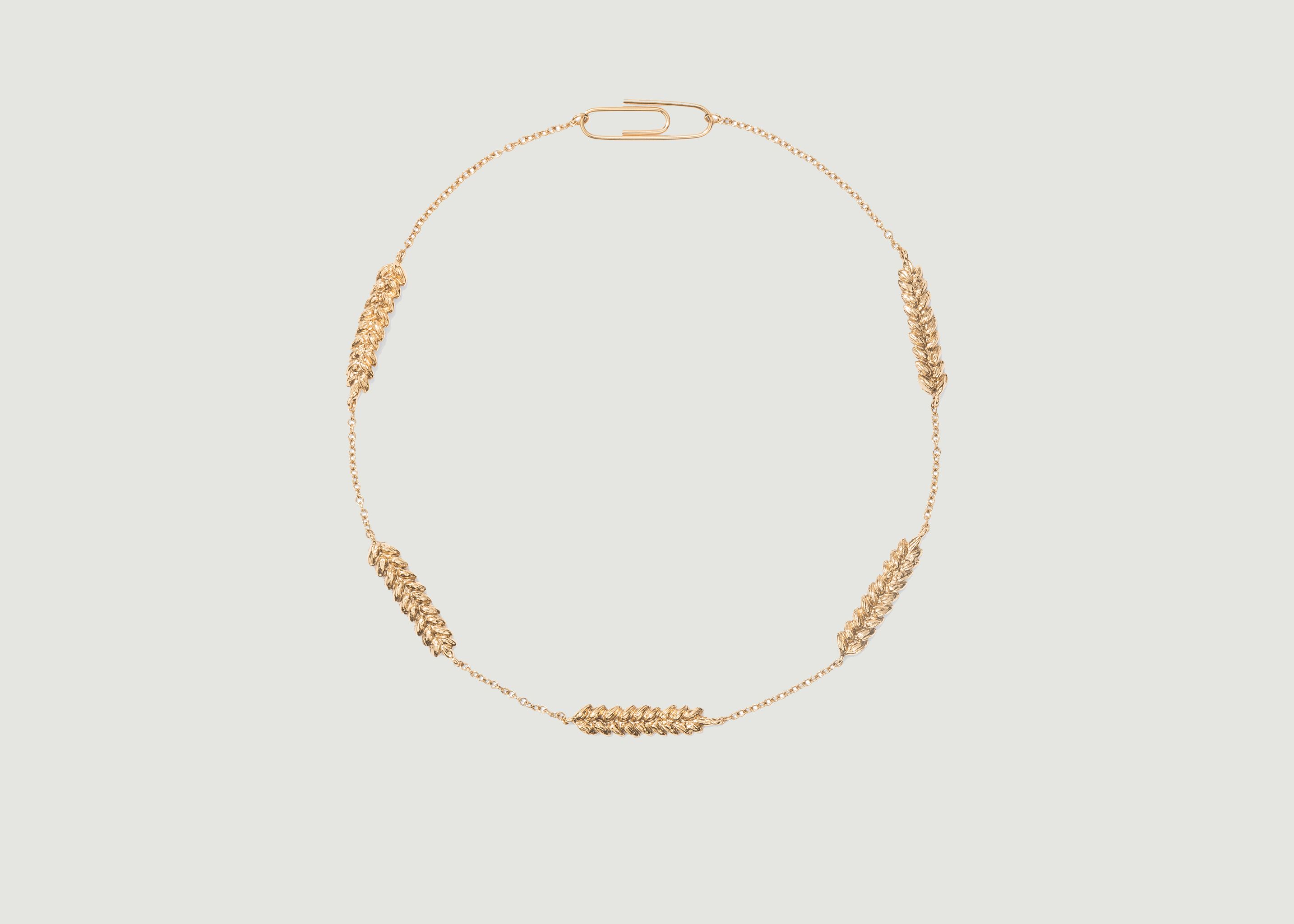 Blé gold plated choker necklace - Aurélie Bidermann