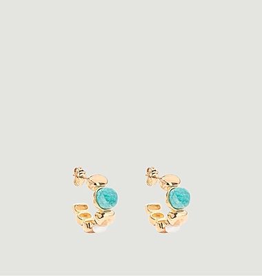 Gold plated earrings Etania