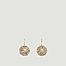 Gold plated sleeper earrings Helianthus - Aurélie Bidermann