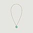 Long necklace Miki Turquoise green - Aurélie Bidermann