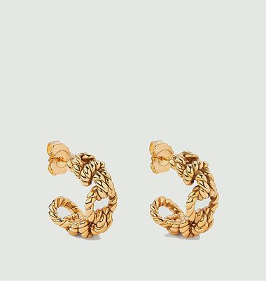 Gold plated earrings Lagoa