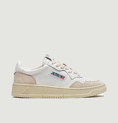 Medalist Low sneakers in white leather and suede