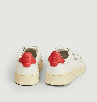 Medalist Low sneakers in red white leather