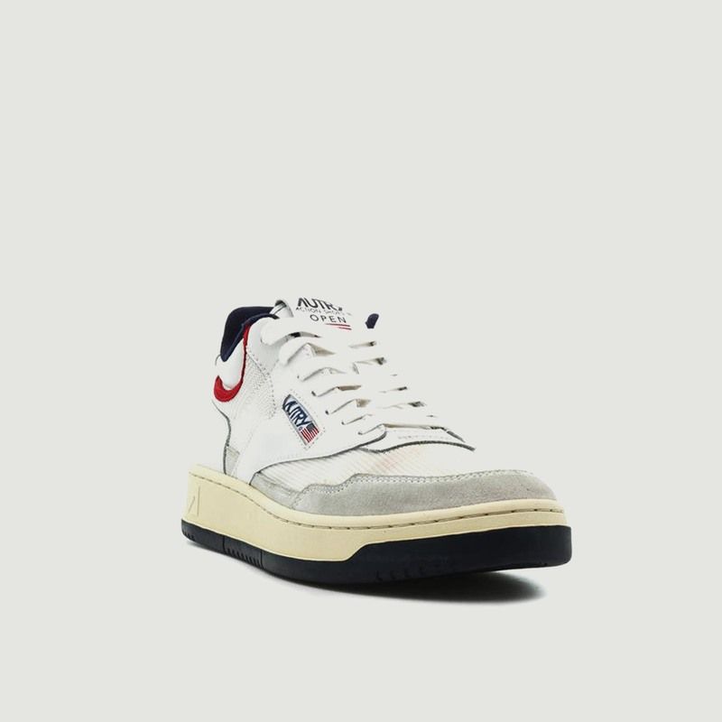Sneakers Autry 01 Mid Man Cuir Blanc - AUTRY
