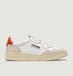 Medalist Low sneakers in red white leather