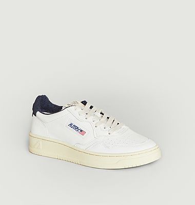 Medalist Low sneakers in white and blue leather