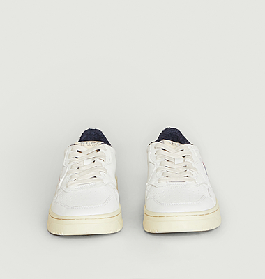 Sneakers Medalist Low en cuir blanc et bleu