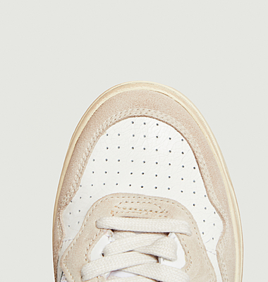 Sneakers Medalist Low en cuir blanc rouge