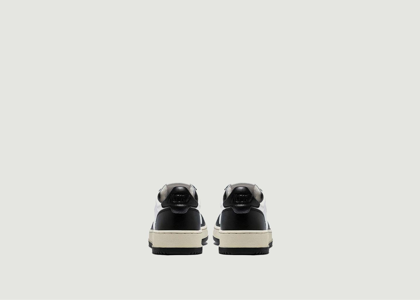 Sneakers Medalist Low en cuir blanc et noir - AUTRY