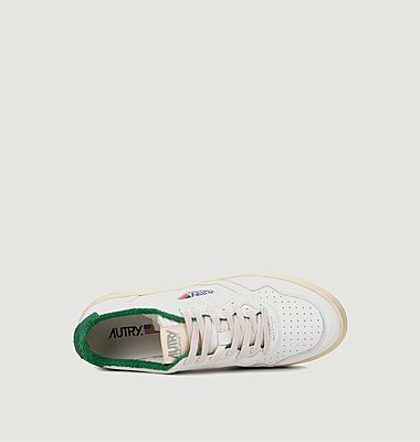 Medalist Low Sneakers in leather and cotton terry 