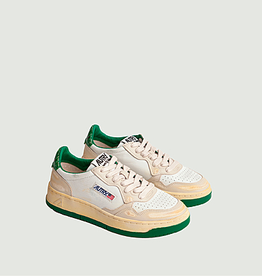 Super Vintage leather low top sneakers in three colors