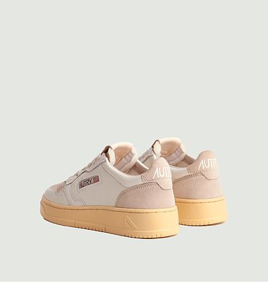 Medalist Low Suede and Leather Sneakers