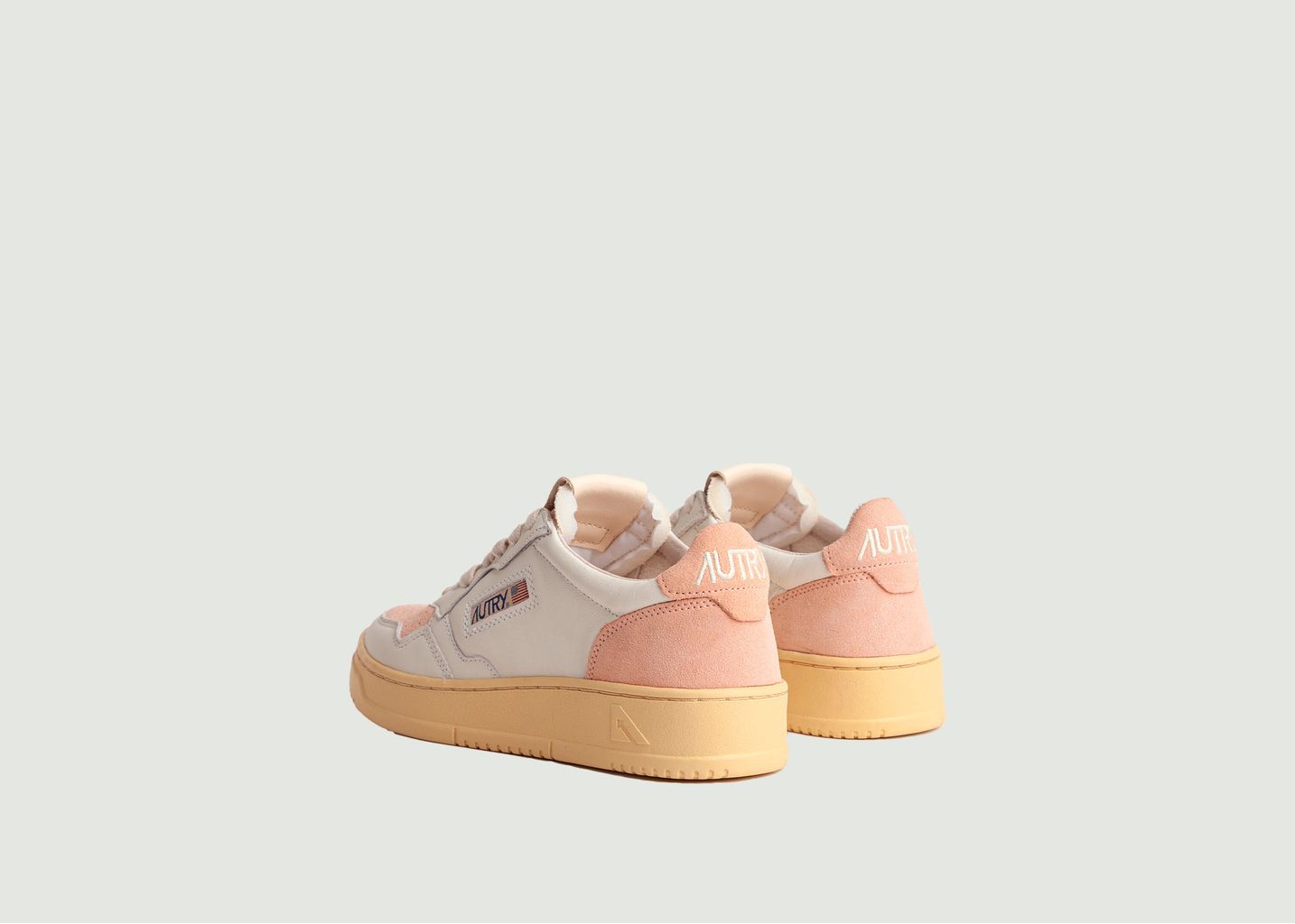 Medalist Low Suede and Leather Sneakers - AUTRY
