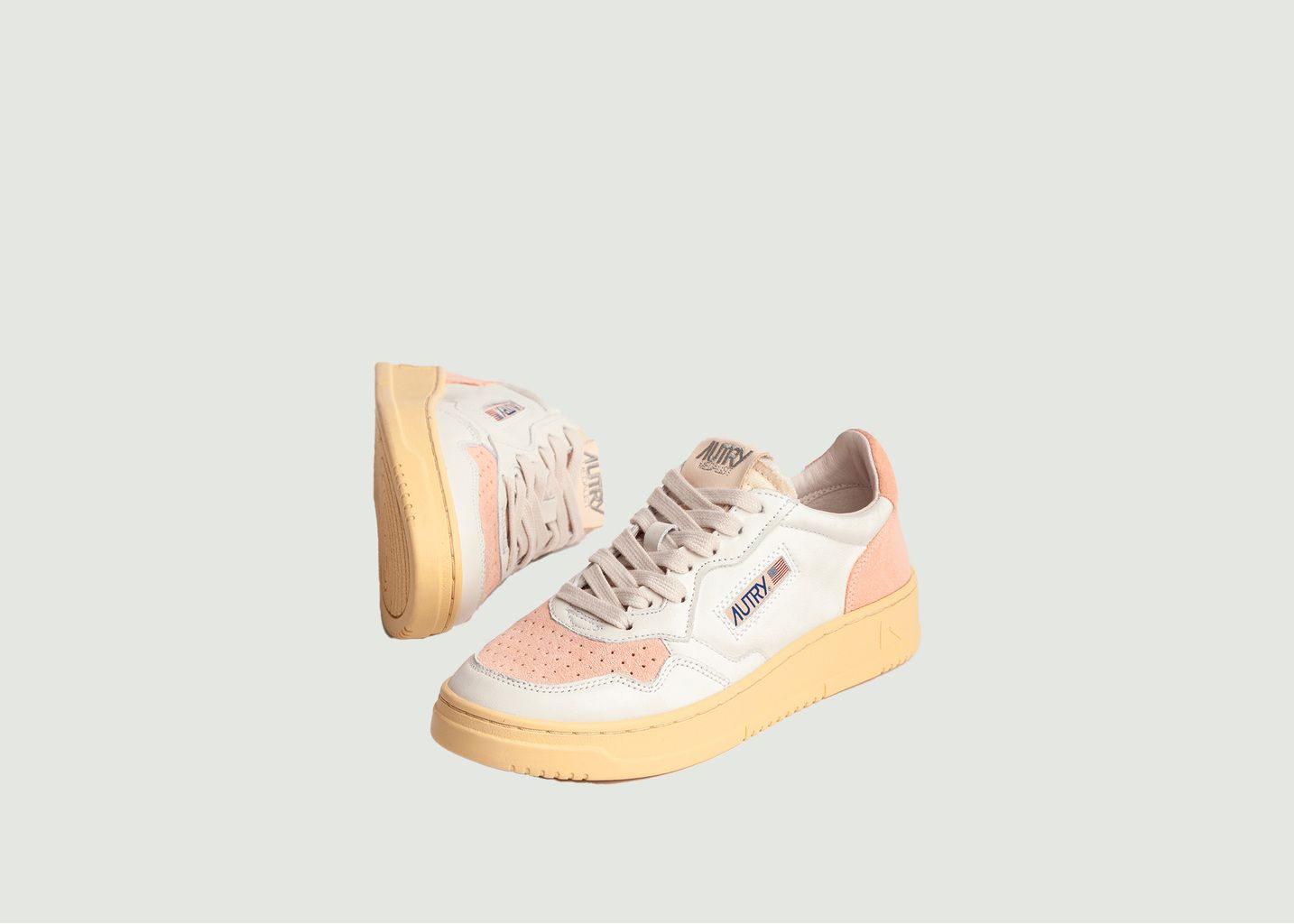 Medalist Low Suede and Leather Sneakers - AUTRY