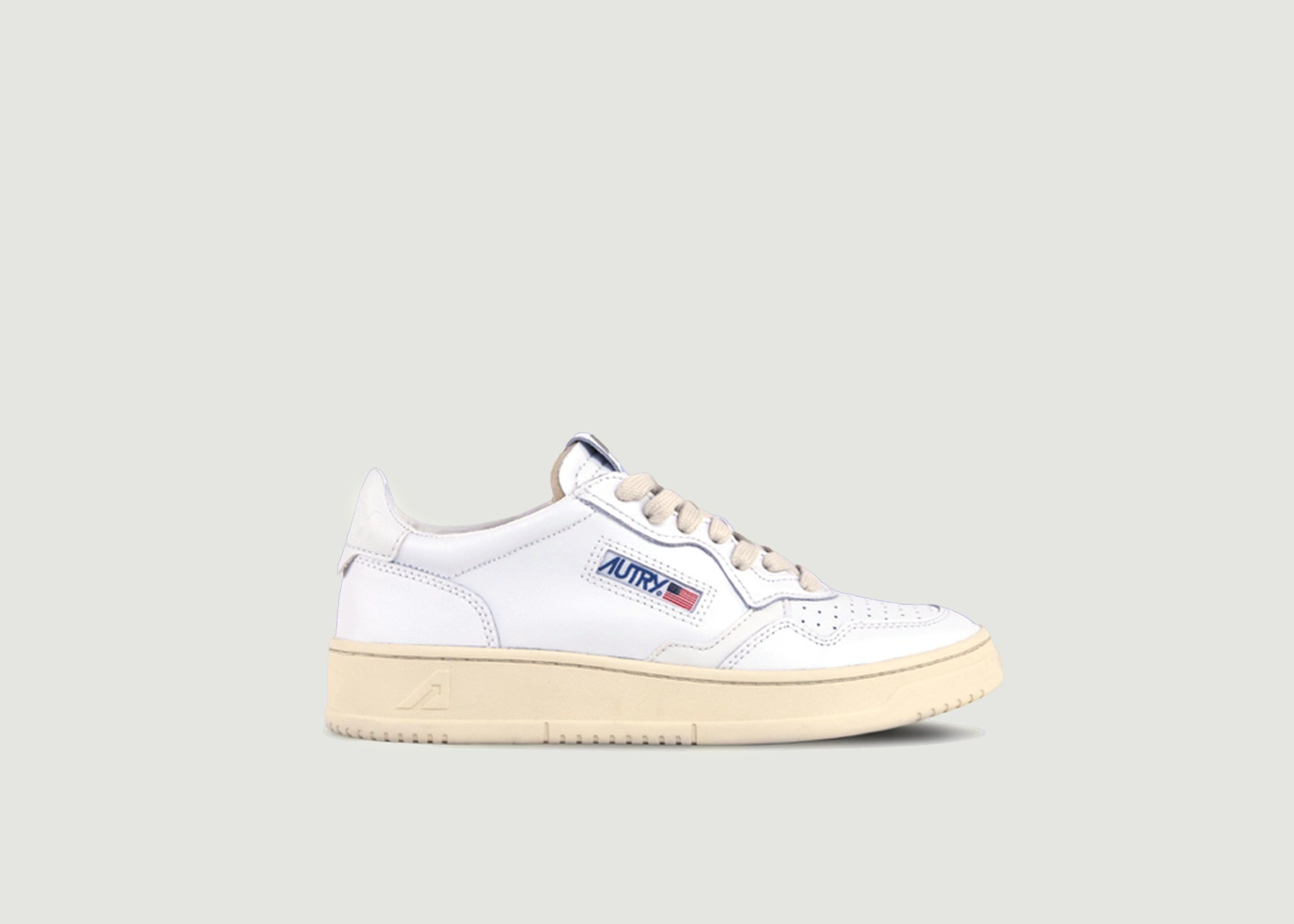 autry low sneaker 80's all white