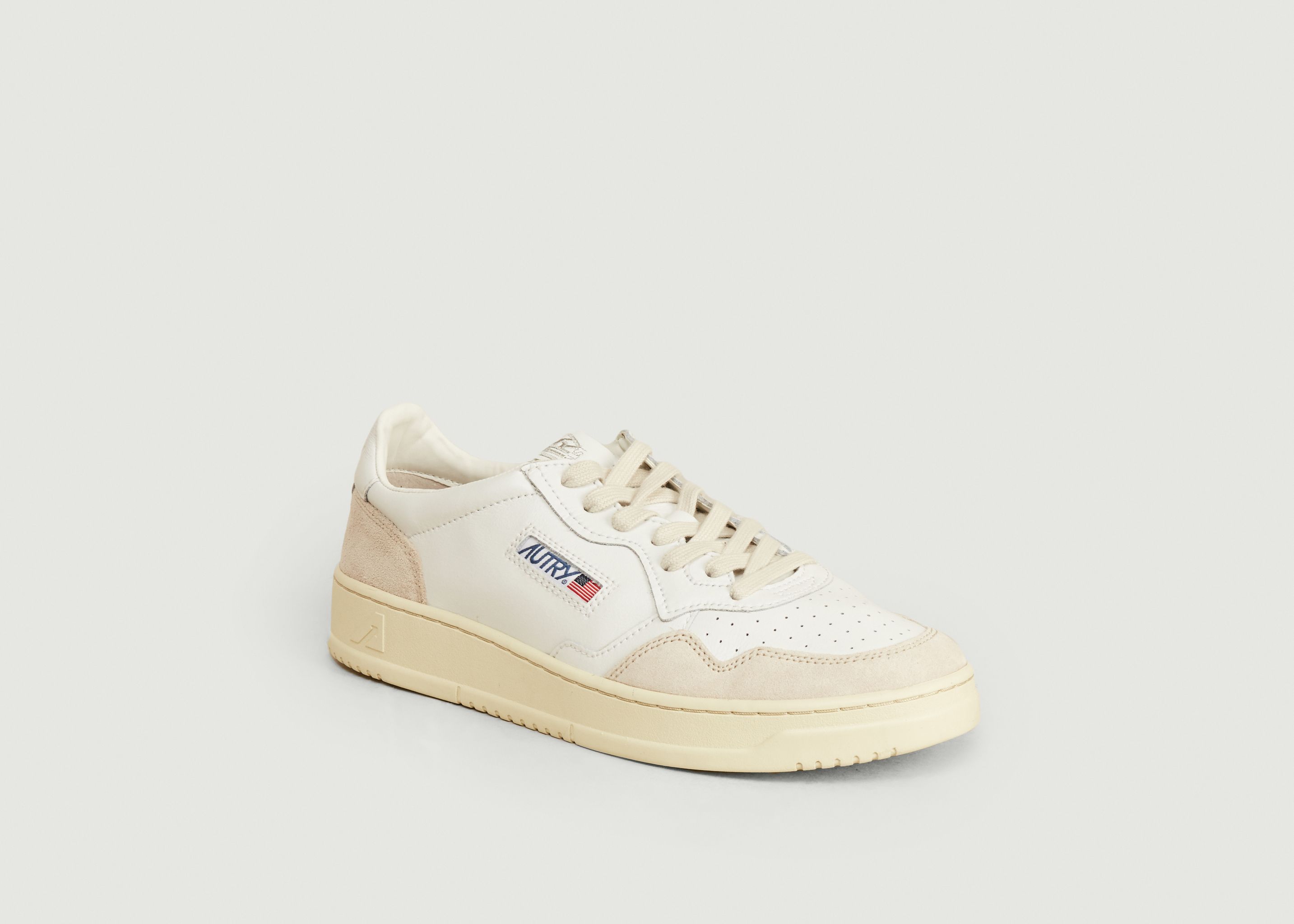 01 Low leather sneakers - AUTRY
